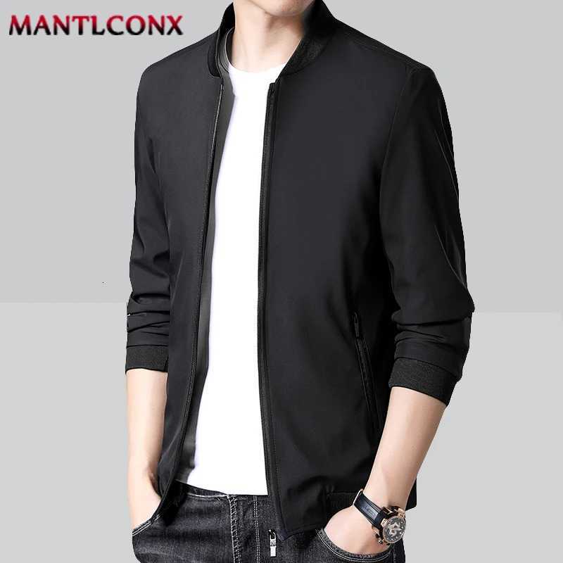 Thin Slim Fit Casual Baseball Jackets for Men Quality Spring New Mens Jacket Man Office Dress Coat Autumn Mens Clothing L3XL W251023