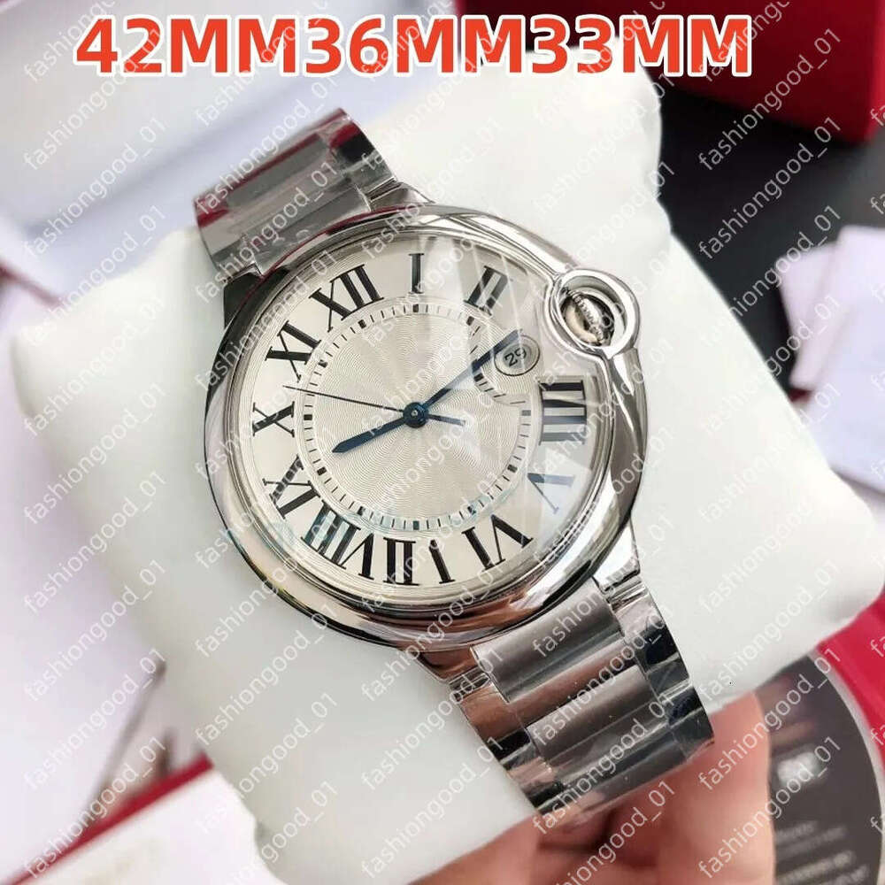 Watch mens and womens designer 904L steel mechanical automatic watch Size 42mm36mm33mm fashion couple movement watches Gift Strict QC