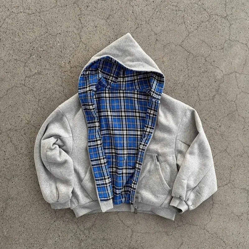 American High Street Fashion Clothing Hiphop Casual Loose Hoodie Women Y2K Harajuku Retro Letter Oversized Sweatshirt 251022