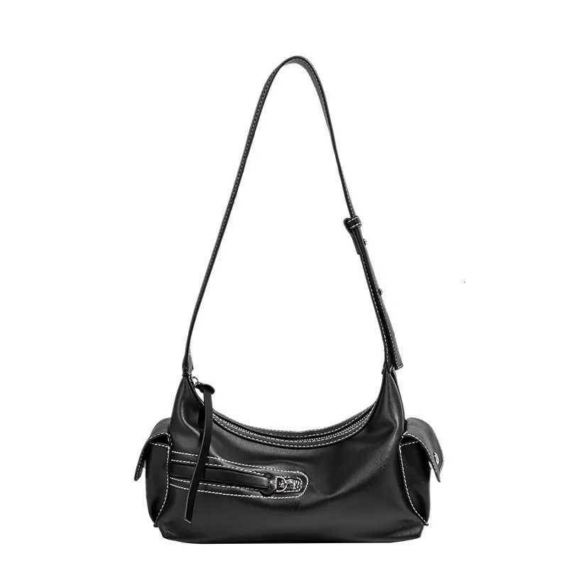 Luxury Underarm Bag Women South Korean Designer Vintage Handbag with Multiple Pockets Large Capacity Fashionable Shoulder BaL251023