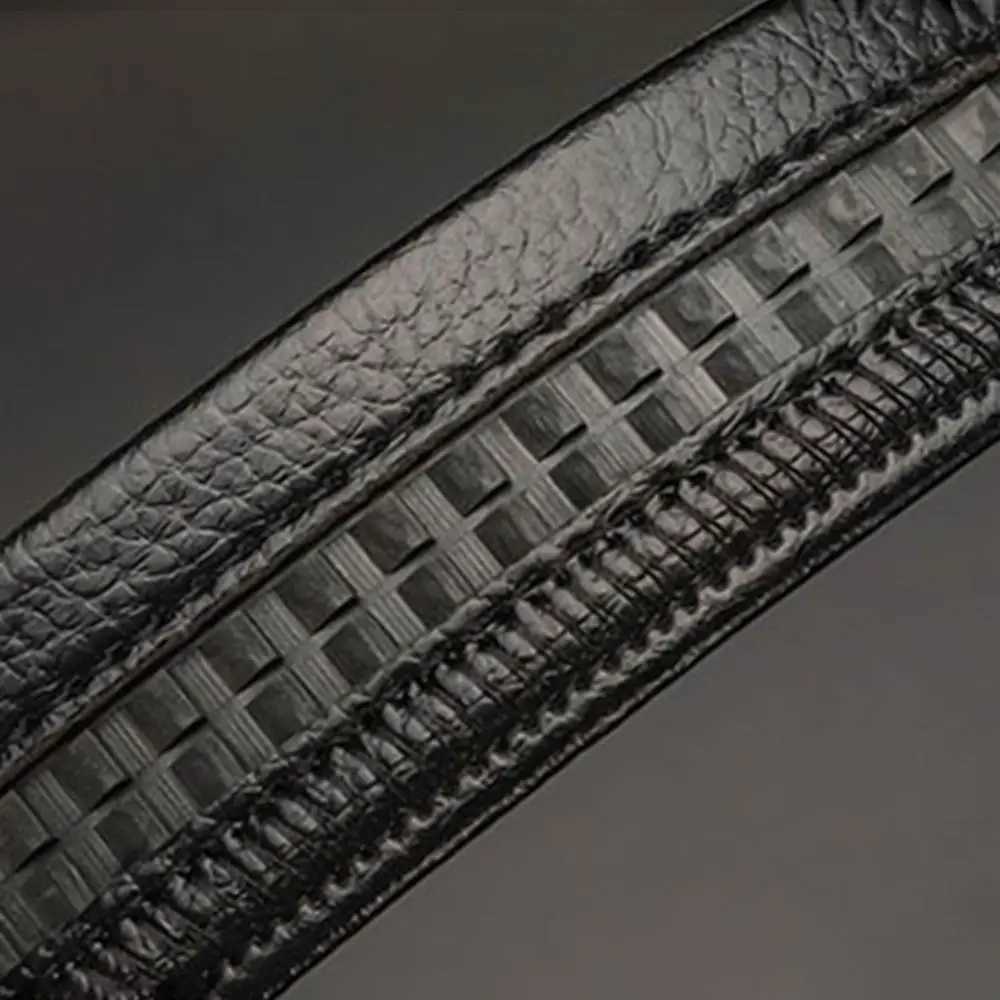Men Business Time To Run Belt Man Automatic Buckle Leather Belt Golden Waist Buckle Males Luxury Belt Rhinestone DecorationXJ251023