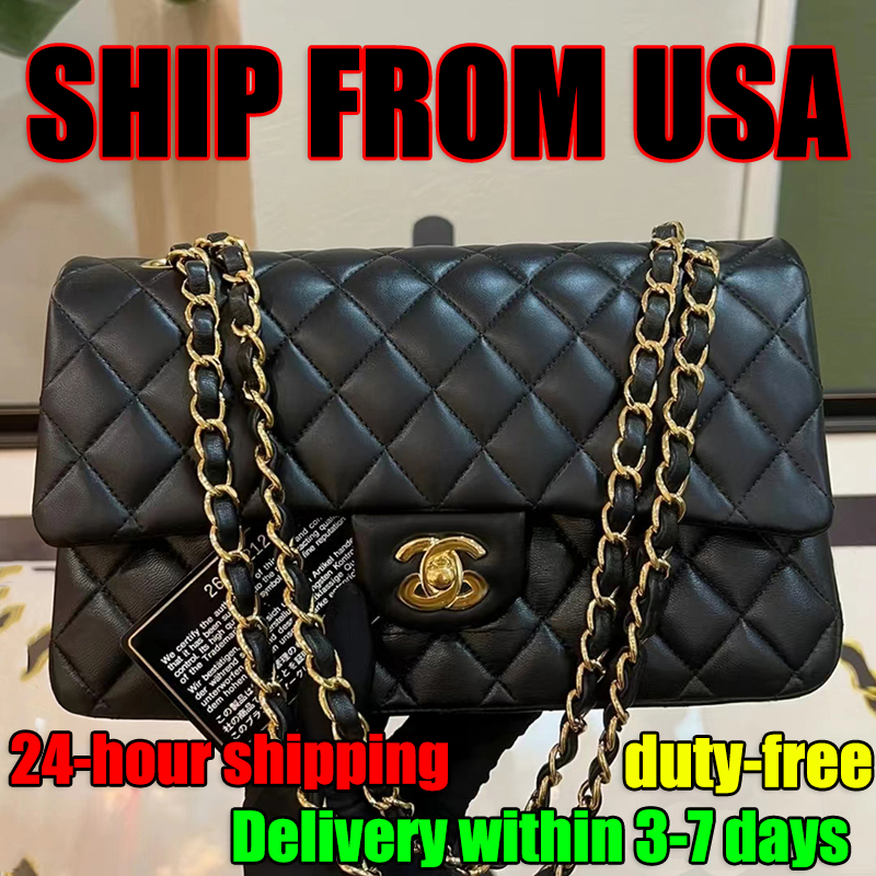 High Quality Designer bag Shoulder Bag Quality Women's Crossbody Bag Sheepskin caviar Litchi Leather denim Hardware Hardware Square Luxury Tote Multicolor Handbag