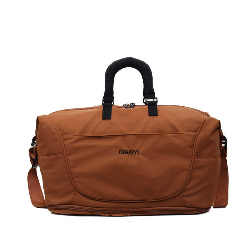 Expandable Single Shoulder Storage Sports Gym Bag Short Trip Bag Women Large Capacity Handheld Lightweight Business Travel Luggage Bag W251023