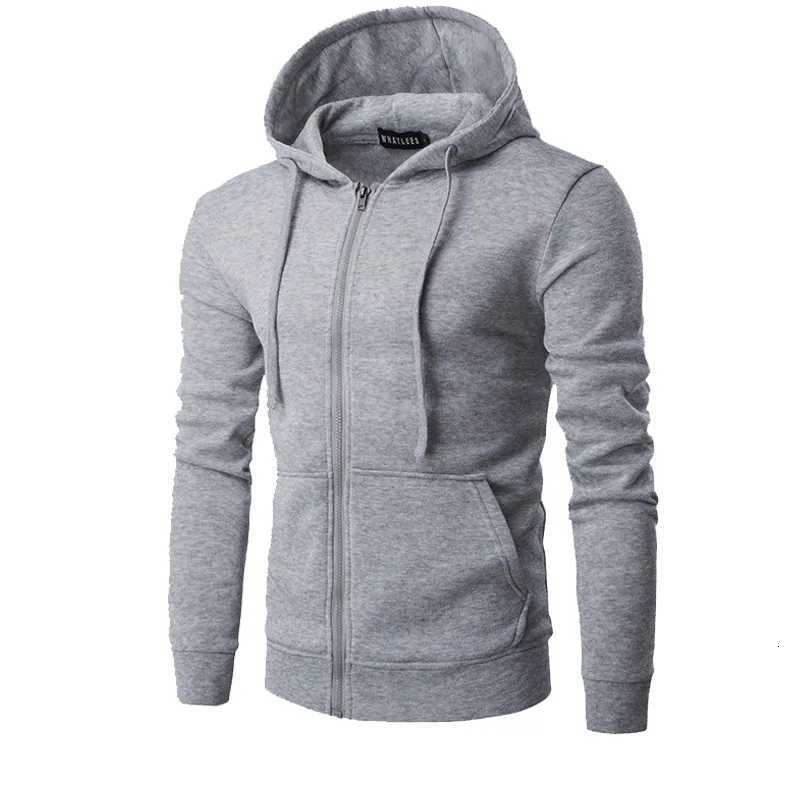 Autumn Men Sweatshirts Long Sleeve Jacket Hoodie Zipper Closure Jacket Male Hoodies Sweatshirt Slim Fit Male ClothingT251023