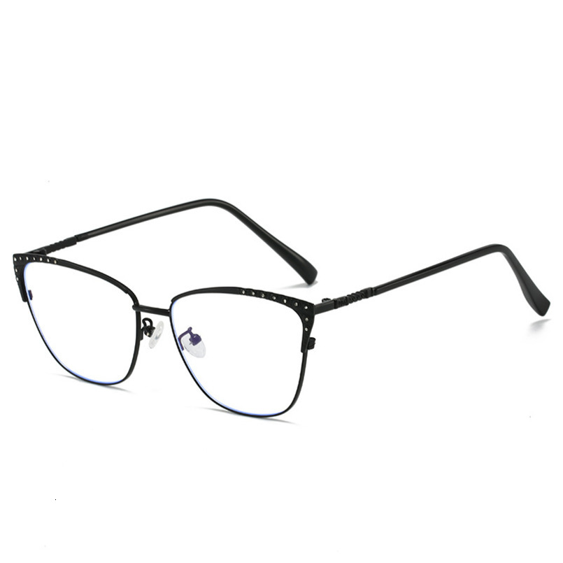 2024 New Fashion Metal with Prescription Glasses Optical Unisex Plain Universal Eyeglass Frame