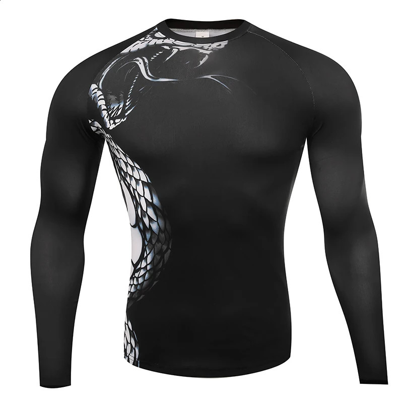 Men Compression Long Sleeve T Shirt Sportswear Gym Fitness Clothing Workout Training Sport Rashgard Running Tshirt 251023