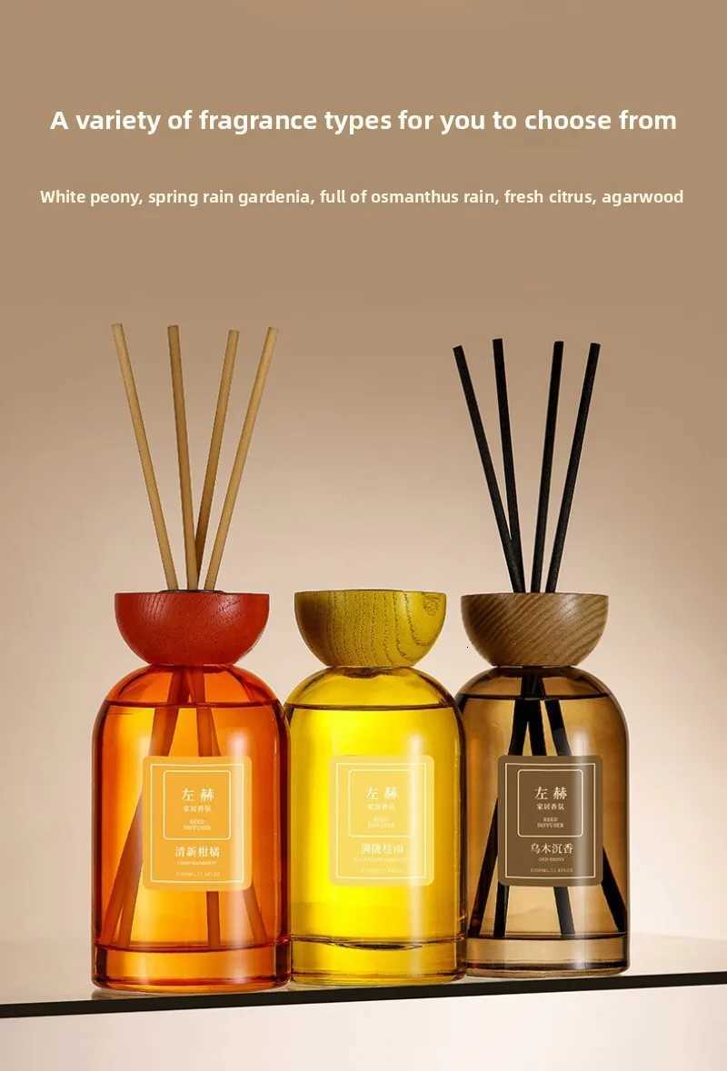 Premium Oud Agarwood Reed Diffuser for BathroBedro Luxury Flameless AirFreshener with Natural Essential OilLongLa Y251023