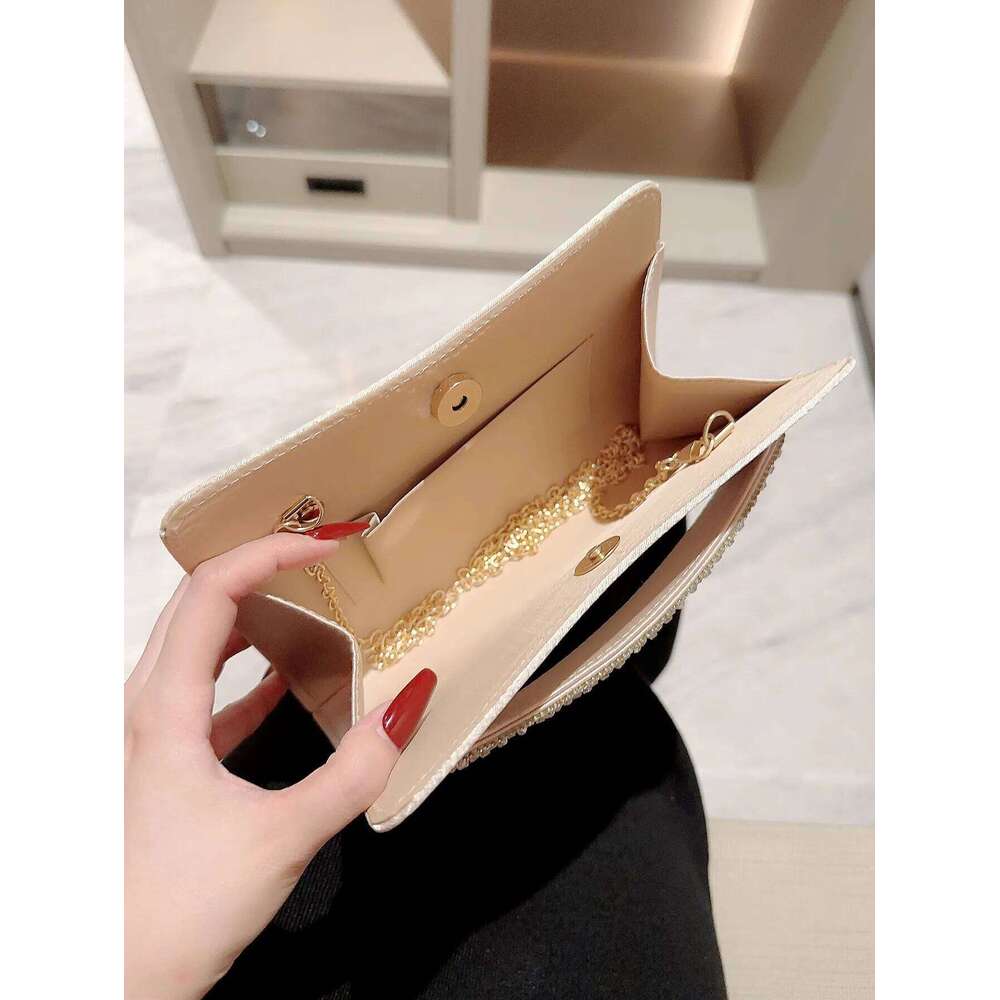 Women's Fashion Satin Dress Evening Clutch Banquet Wedding Party Prom Bag