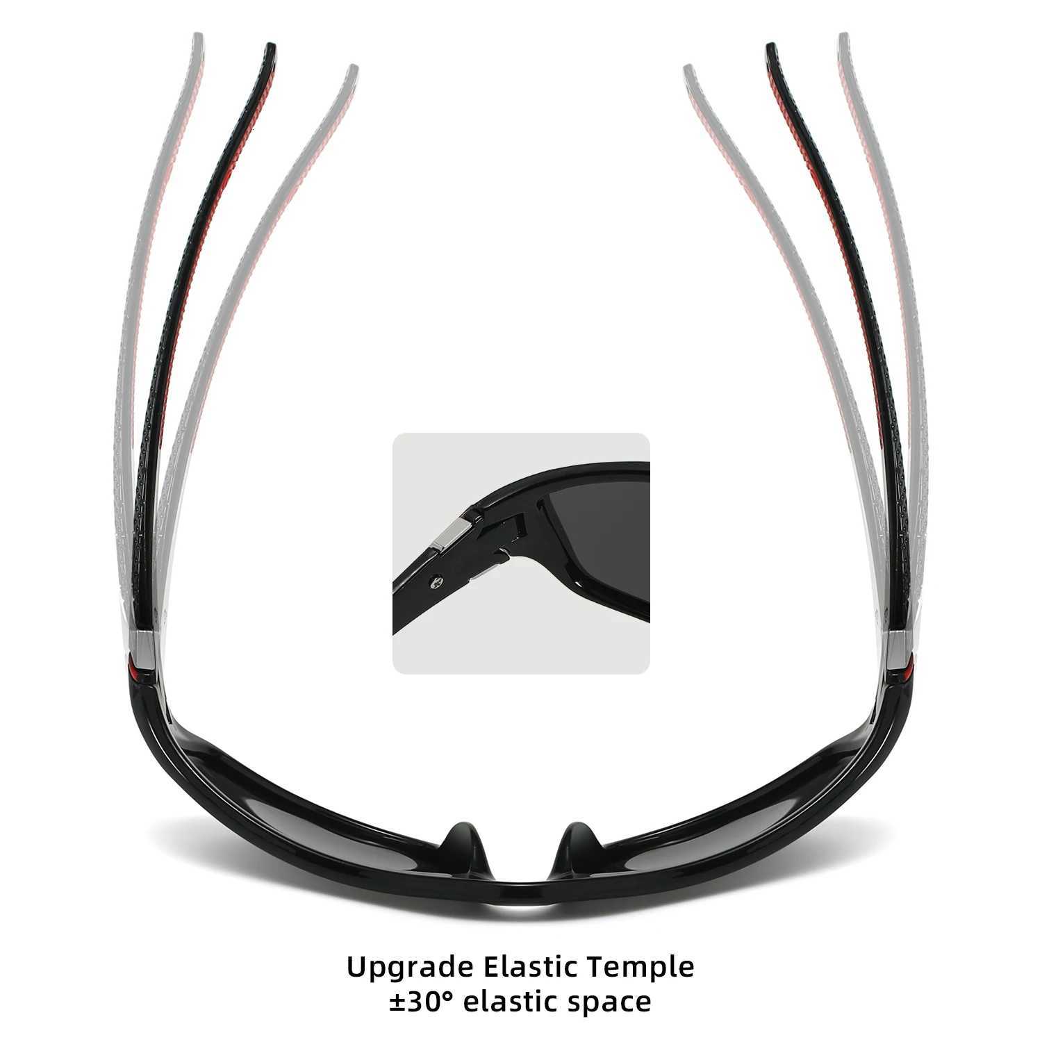 UV400 Polarized Fishing Sunglasses Retro WrapAround Lightweight for Driving Outdoor UnisexW251023