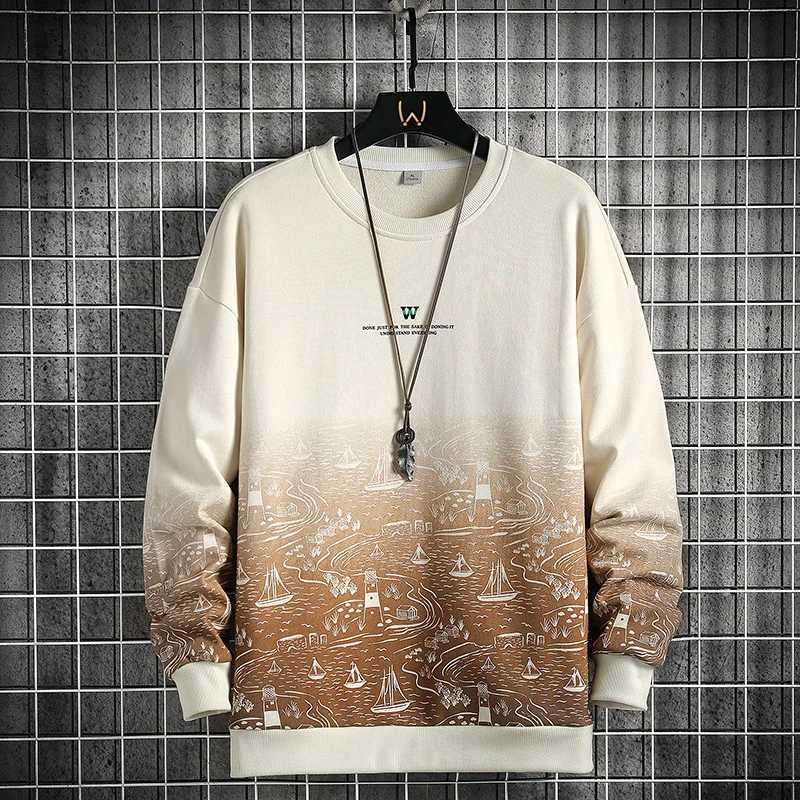 Autumn Spring 2023 Hoodies Sweatshirt For Mens Hip Hop Punk Pullover Streetwear Casual Fashion Clothes OverSize 5XLT251023