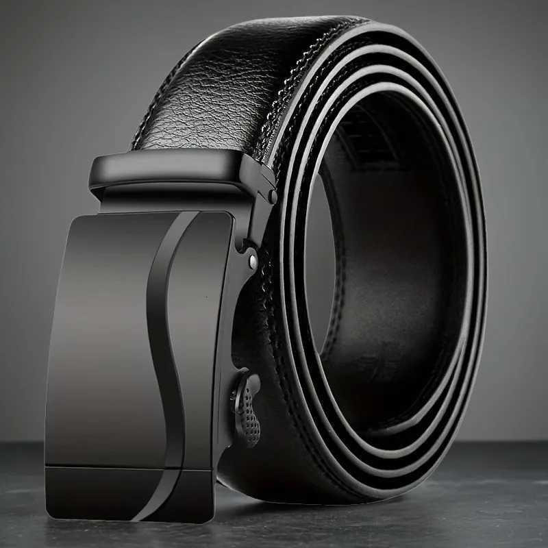 Mens Business Simple BeltHigh Quality Dating Party Leisure Work Formal Occasion Genuine Belt for Denim TrousersXJ251023