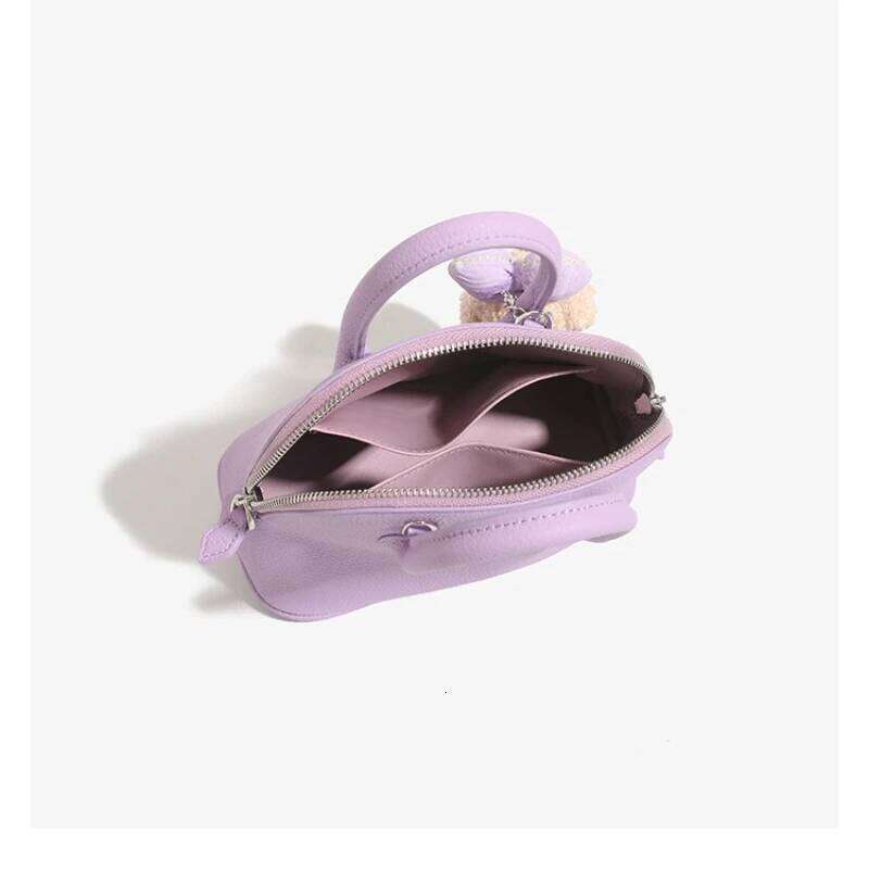 Shell Shaped Crossbody Women's PU Leather Handbag New Fashion Versatile Tote Bags Small Niche Design Shoulder Bag Purses Mdng251023