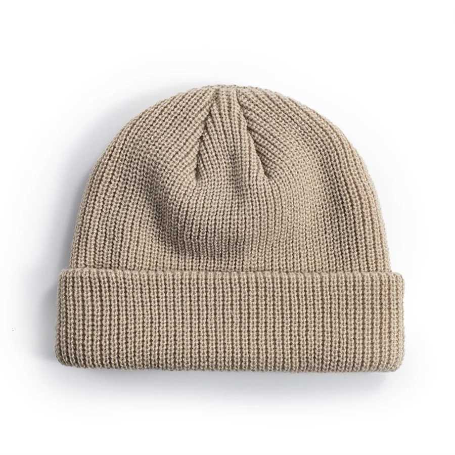 Bright Candy Color Winter Knitted Hat Beanies Skullies for Women Warm Thick Men Hip Hop Skullcap Hat Couple Street Sport BeaniesXJ251023