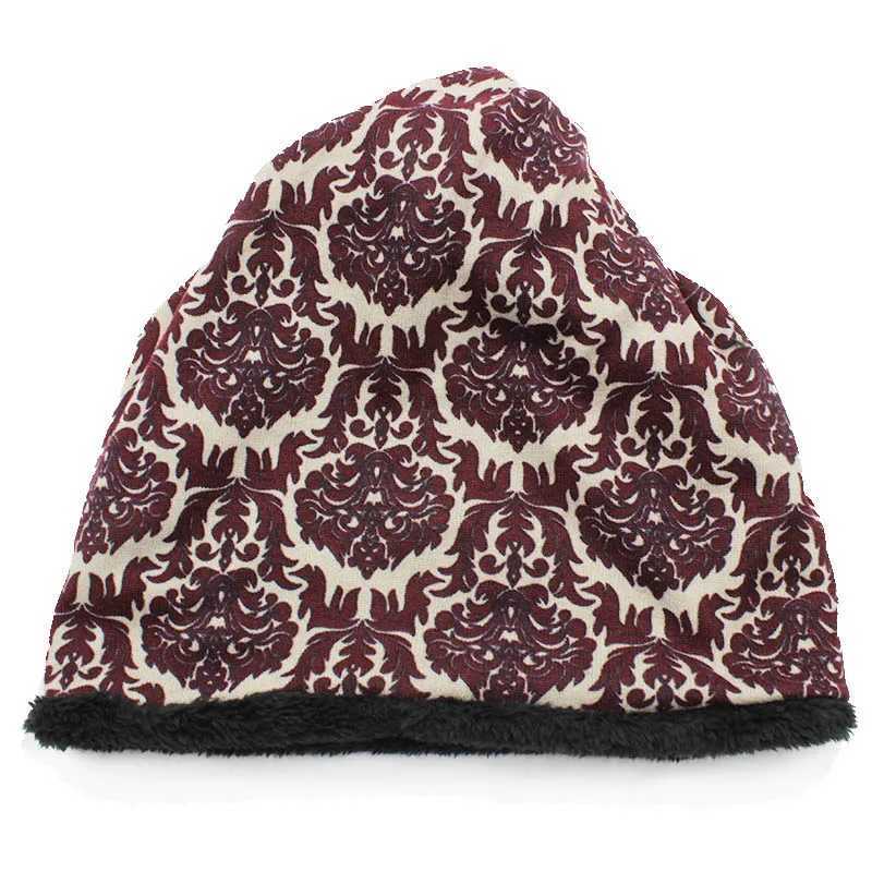 Warm Wen Sklies Beanies Autumn Winter Vintage Design Dualuse Hats For Ladies Girl Cho Loss pecia Finino Scarf M91502W251023