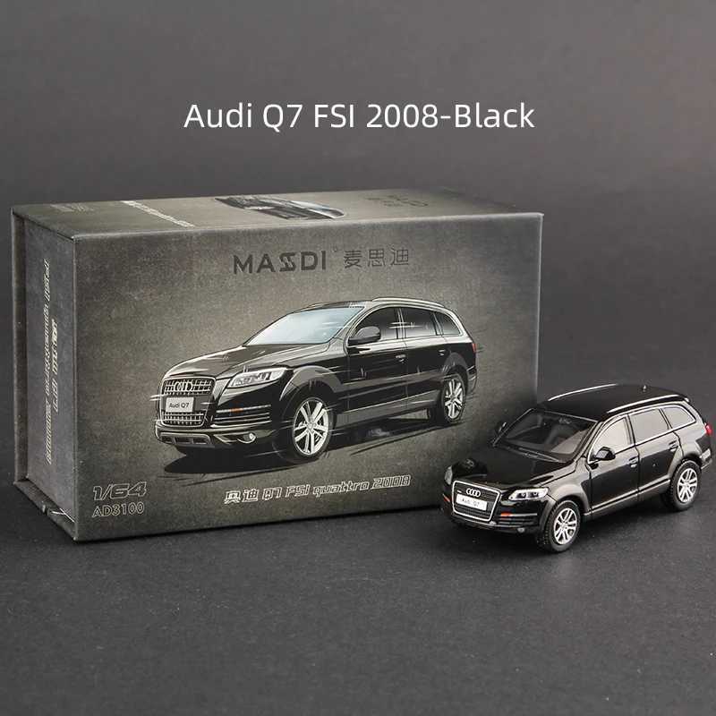 Massdi 164 Audi Q7 FSI Quattro 2008 Car Model Alloy Miniature SUV Vehicle Diecast ToyT251023