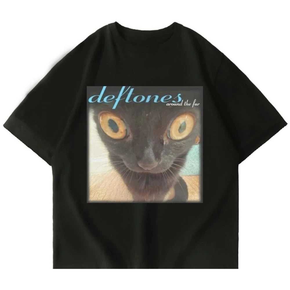 Deftones Cotton Singer Band Tshirt Men Women Hip Hop Rock T Shirt Tops Streetwear Vintage Unisex Oversized Tee ClothingXJ251023