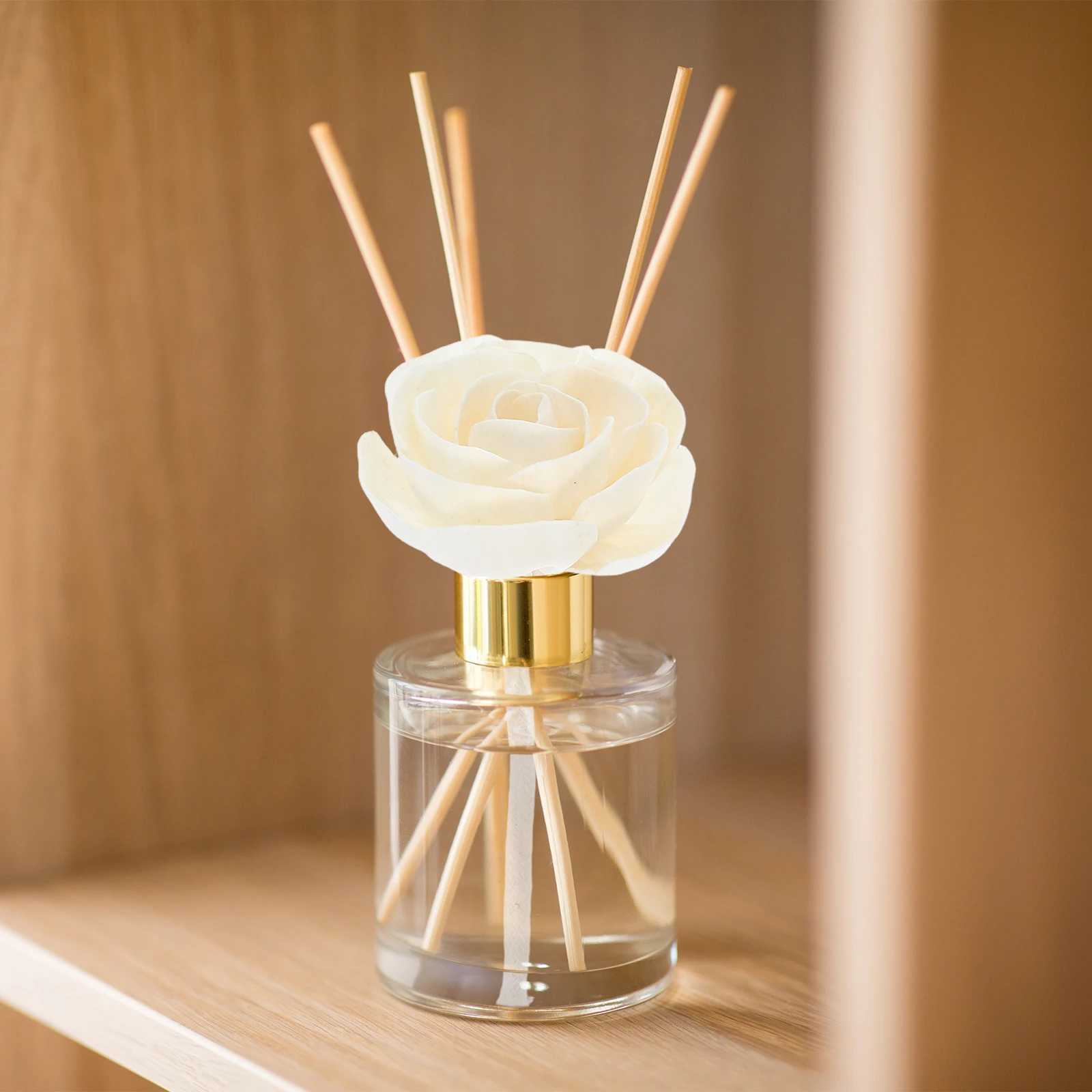 Aratherapy Diffuser Flower Realistic Design Easy Use He Off Decor Bathros Bedros Ara Oil Scent Flower Fragrance Y251023