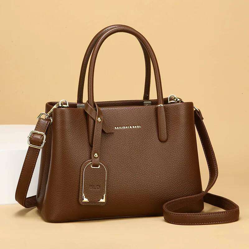 Large Tote for Women - Stylish Work Bag with Crossbody Strap, Spacious Mom Purse