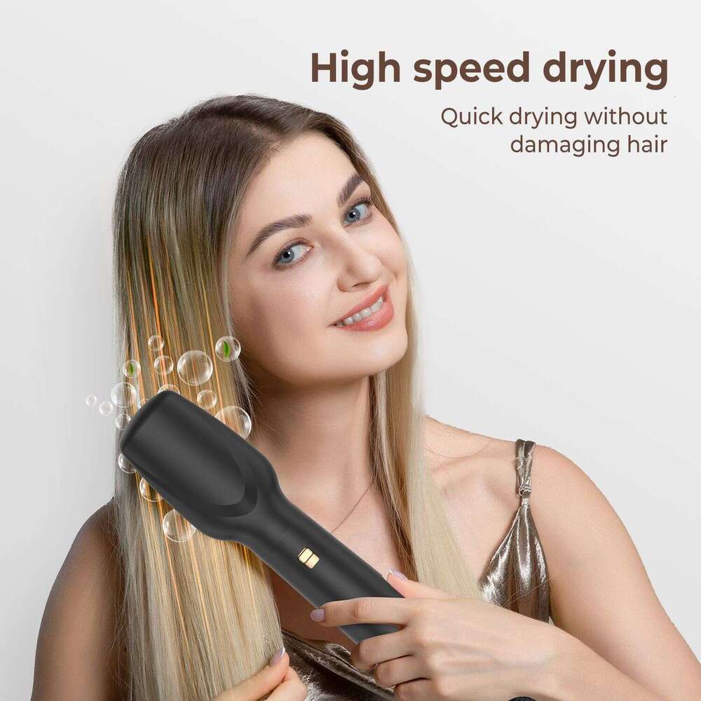 Famous Brand Designer In High Power Low Speed Brushed Hot Air Comb Curling Iron Straightener Multi Functional Hair Dryer