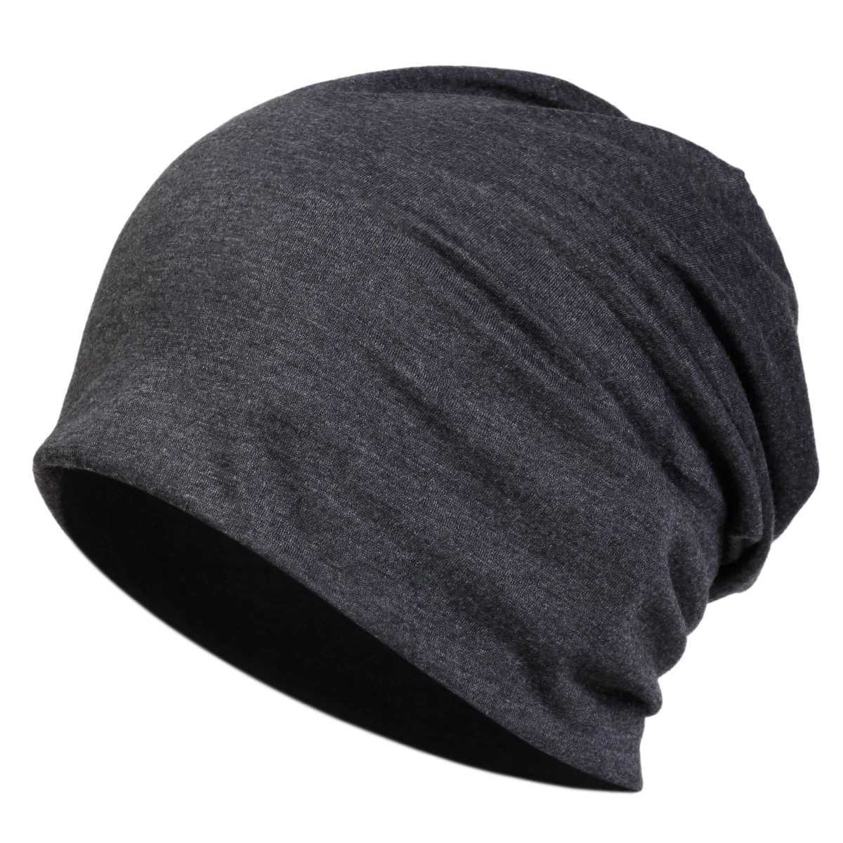 Unisex Solid Color Beanies Hats Autumn and Winter Warm Head Cap Hip Hop Boy Girls Stacked HatsXJ251023