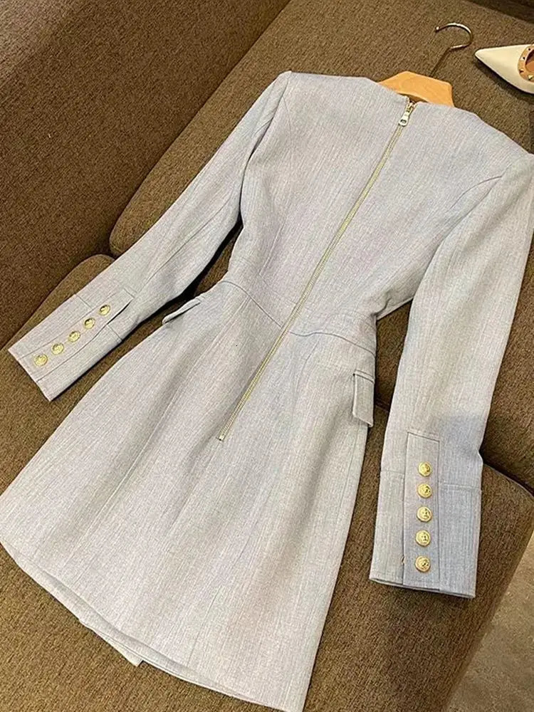 Autumn Professional Dress Small Fragrant Elegant Blazer Highend Feel Slimming Waist Cinching Suit Skirt for Women 251020