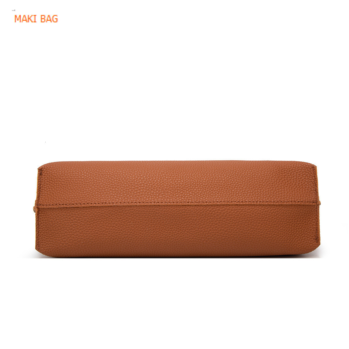 European and American solid color tassel mother and daughter bag shopping bag PU lychee texture magnetic buckle shoulder bag designer bag handbag cros