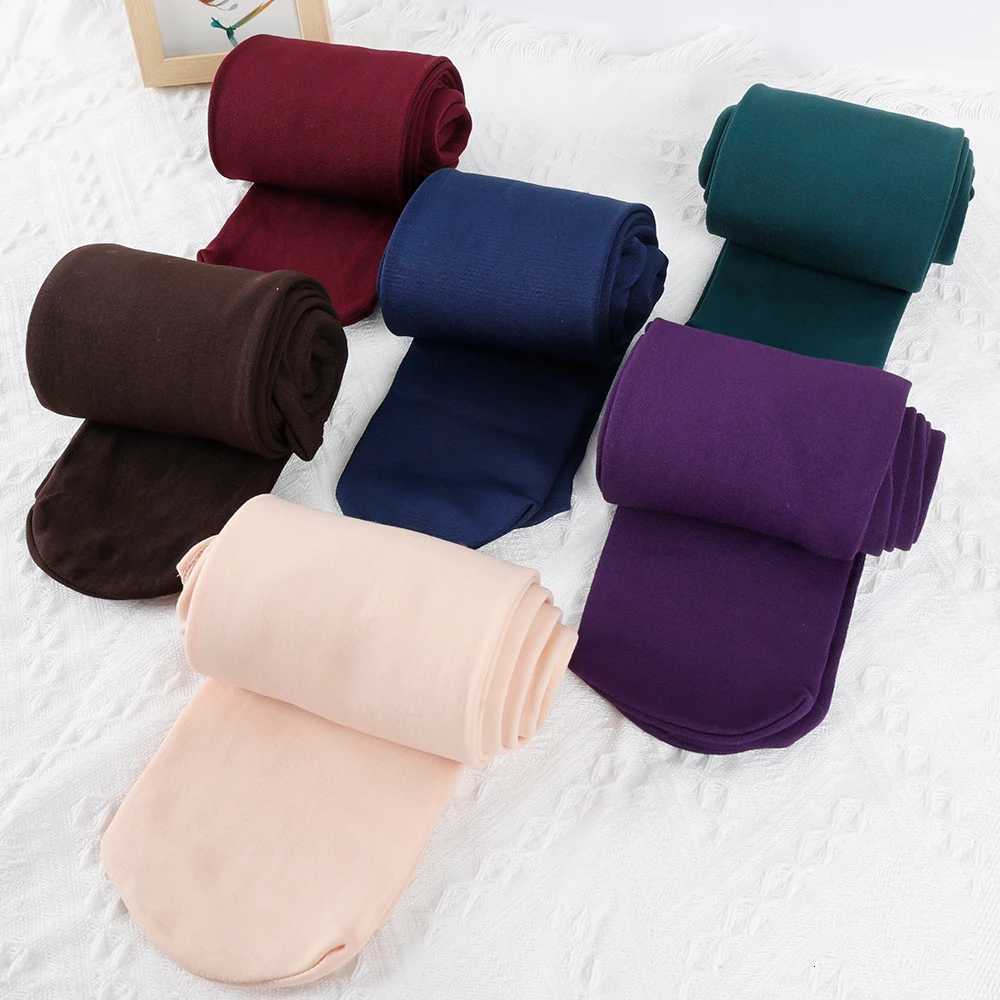 Womens Warmer Leggings Winter Thermal Pants Pantyhose Socks Velvet Tights Elastic Thicken Stocking Fleece Lined UnderwearT251023