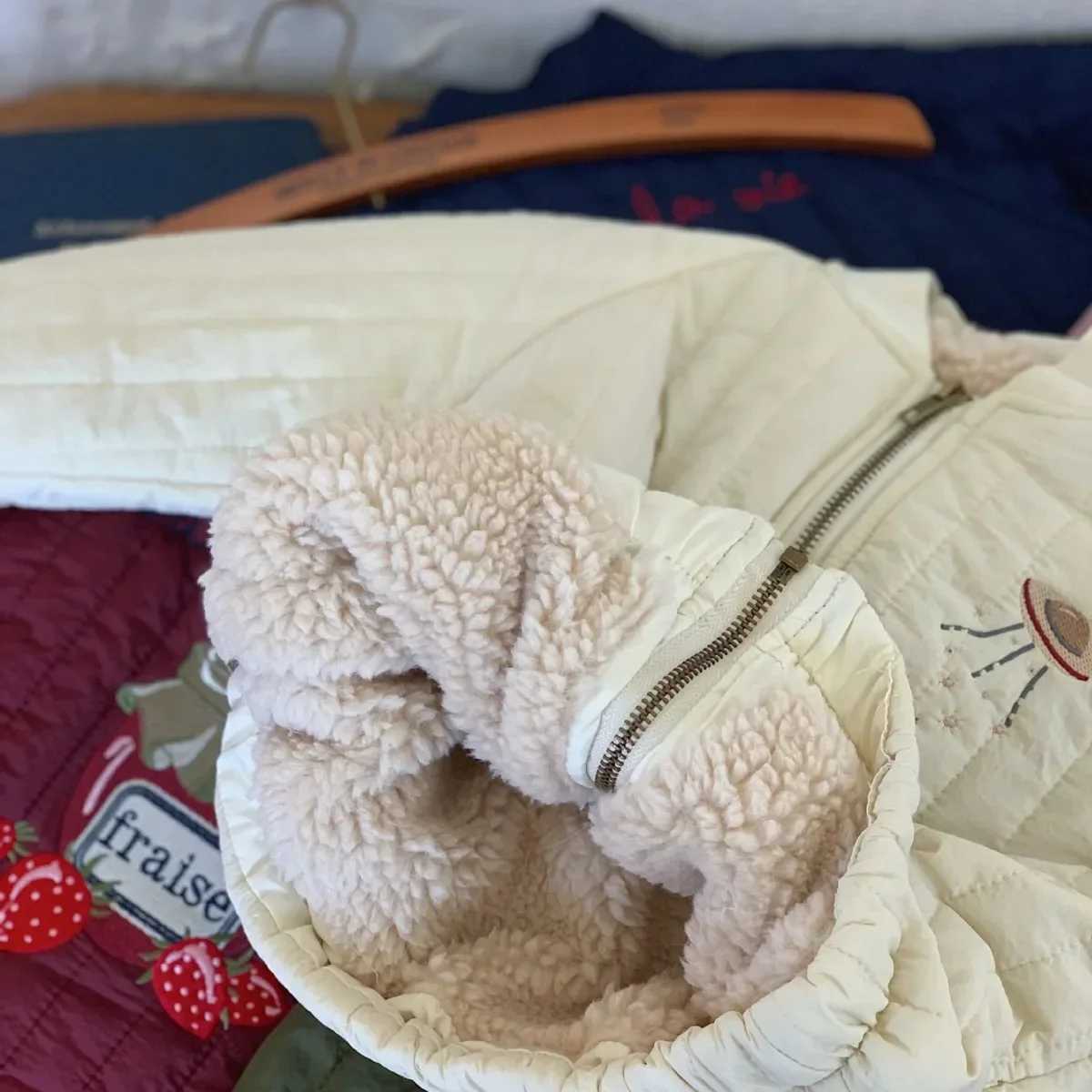 2025 Winter Plush Kids Jacket Cartoon Print Thcken Cotton Childrens Outerwear Coat Warm Girls Cotton Coat Boys Baseball Coat Y251023