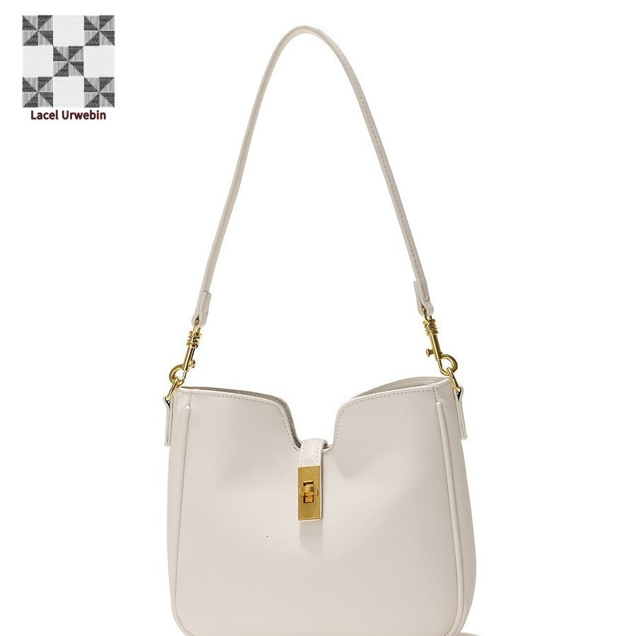 Lacel Urwebin Designer's 2025 New Light Luxury Versatile Casual Women's Bag Large Capacity Tote Bag High-end Luxury Bag Commuter Shoulder Cr