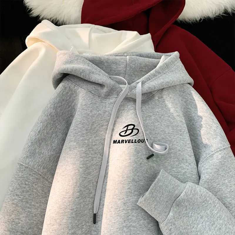 Korean Classic Loose Hooded Sweatshirt Casual Sports Wind Pullover Hoodie Multicolour Sweatshirts Men Women OversizedT251023