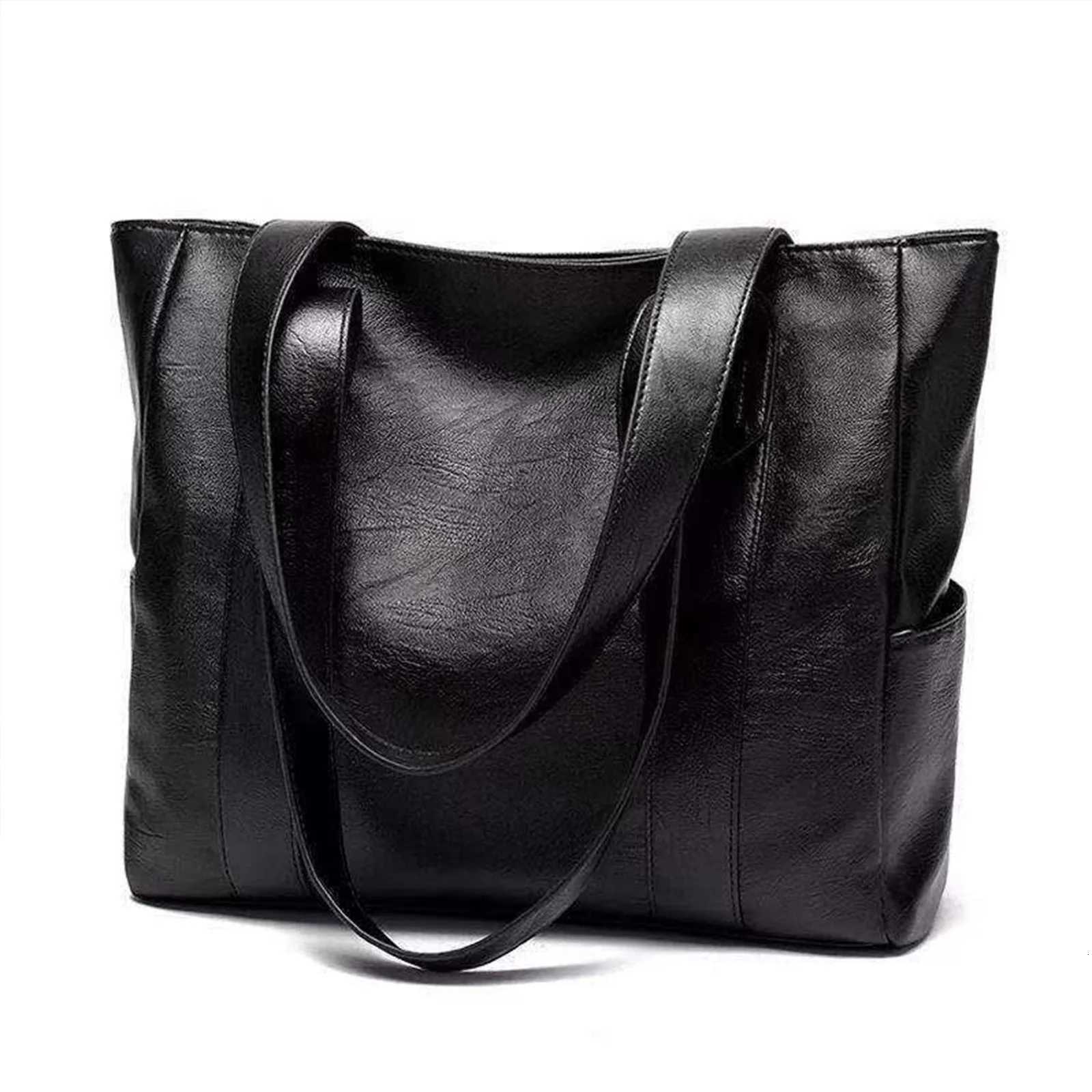 WomenS Large Capacity Tote Bag Single Shoulder Handbag Soft Leather Bag GiftFor Woman 2024 Bolsas Para MujeresL251023
