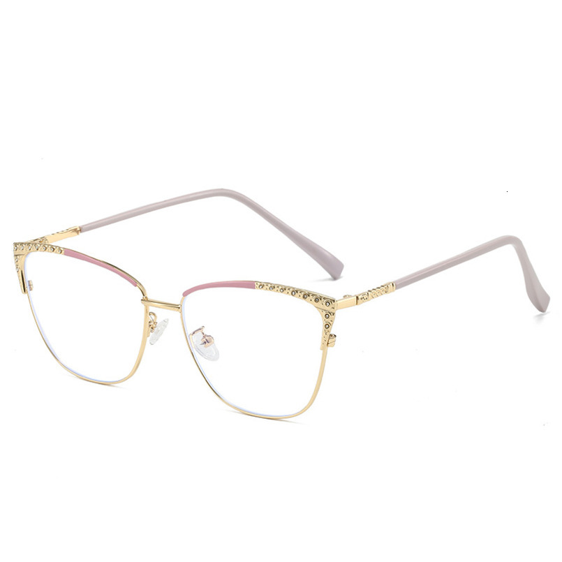 2024 New Fashion Metal with Prescription Glasses Optical Unisex Plain Universal Eyeglass Frame