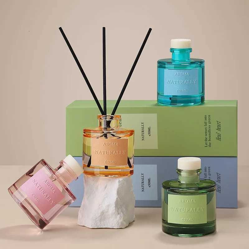 Flameless Reed Diffuser for He Natural Essential Oil Air Freshener with LongLa Fragrance BedroBathro Aratherapy Y251023