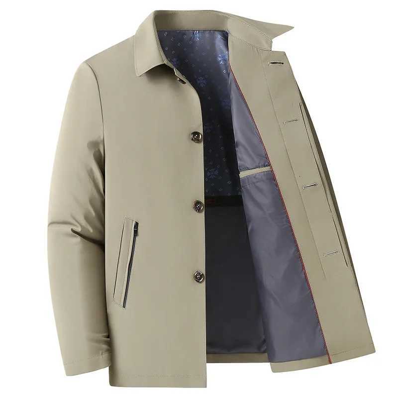 Jacket Four Seasons Mens Fashion Business Middleaged and Elderly British Style Casual Slimming Wedding Work Mens Jacket W251023