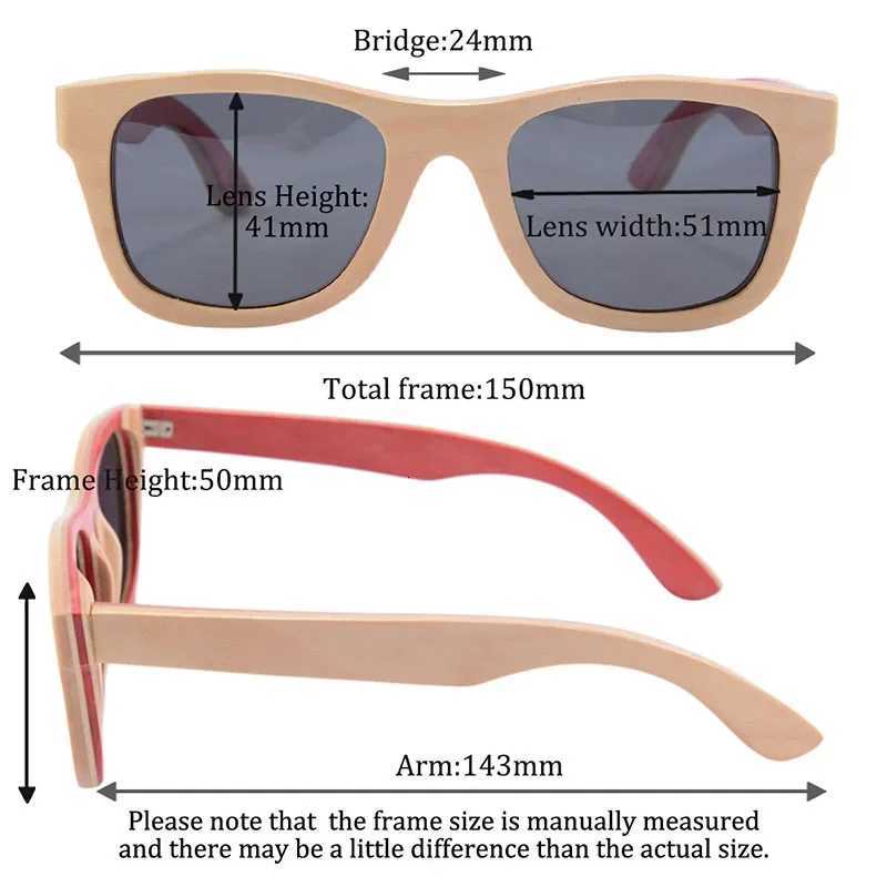 SHINU Sunglasses For Men Polarized sunglasses women sakteboard wood hand made glasses square sunglasses vintage glasses FashionW251023