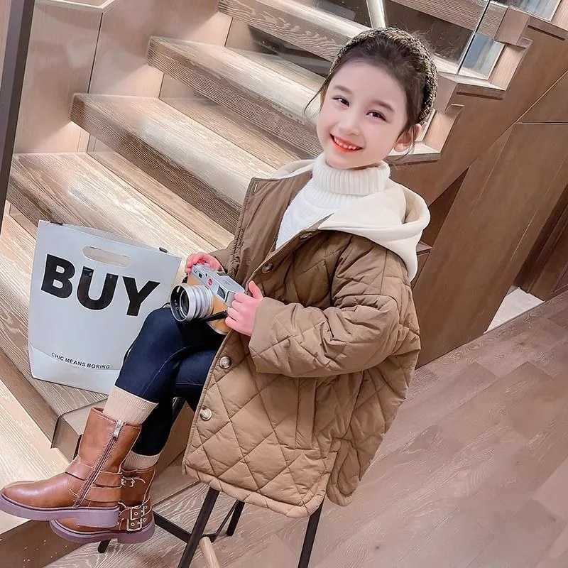 2025 New Style Girl Child Winter Thickened CottonPadded Coat Stylish Thermal Baby Jacket for Children Winter Wear Y251023