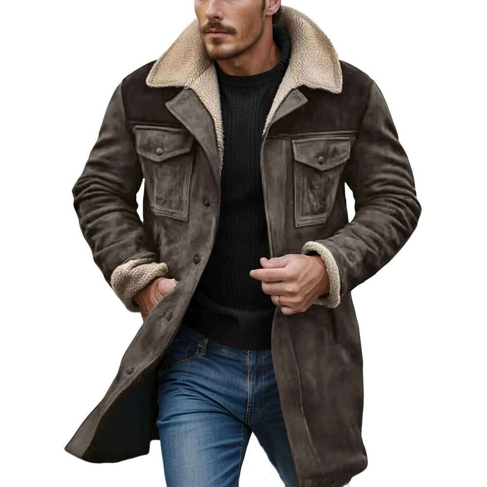 Autumn and Winter Warm Cotton Thick Cold Proof Fashionable Jacket, Outdoor Casual Men's Jacket