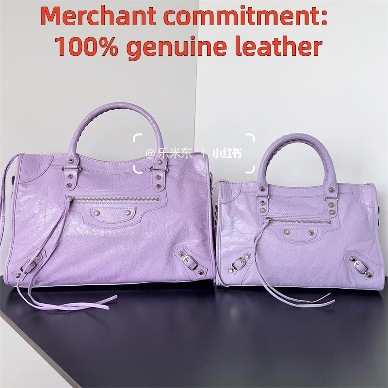 LE CITY bag Luxury Designer bags Womens mens handbags large tote bag genuine leather rivet Motorcycle bag Womens suede crossbody Shoulder bag lady travel bag