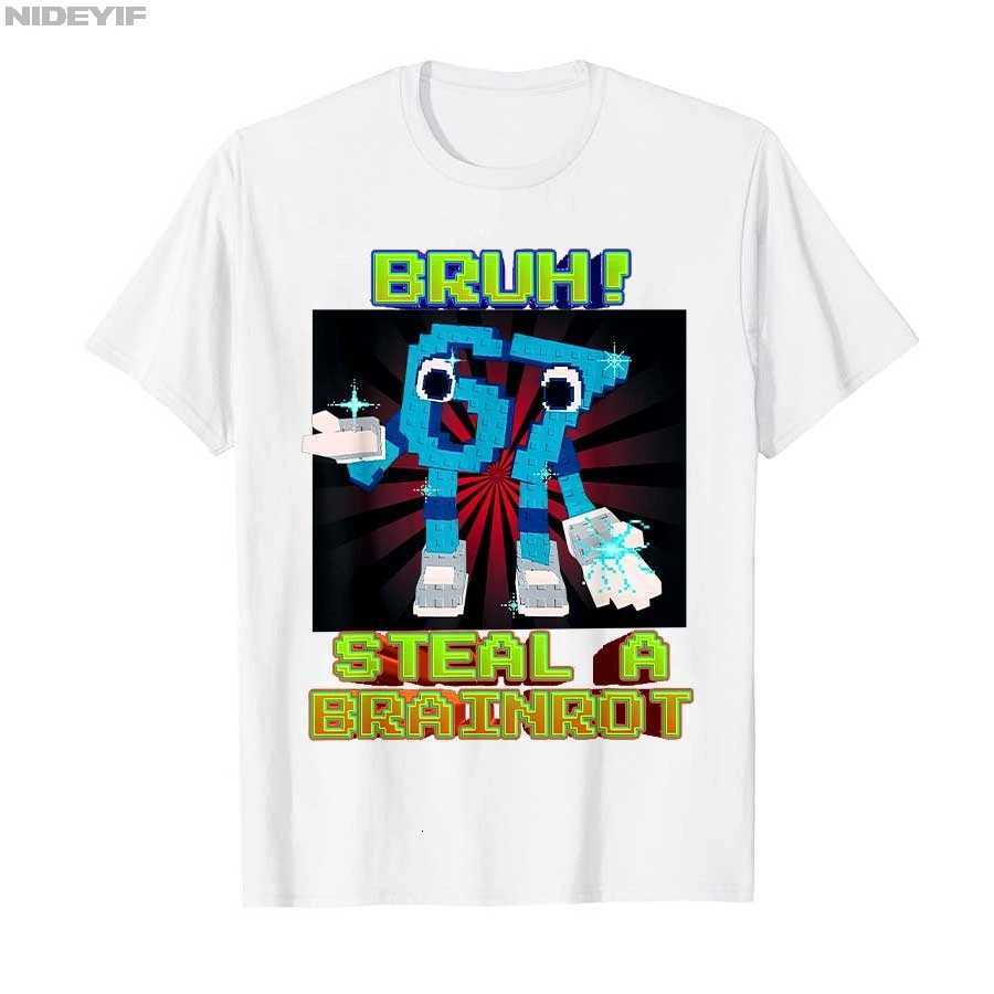 Bruh 67 Six Seven 67 Funny Brainrot Meme Tshirt for Men Women Cotton T Shirts Short Sleeve TopsXJ251023