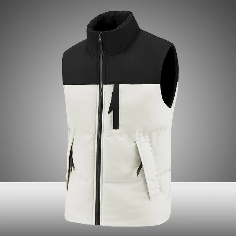 Large Size 8XL Mens Vest Jacket Winter Warm Sleeveless Men Fashion Hooded Casual Thicken Waistcoat Coat 251023