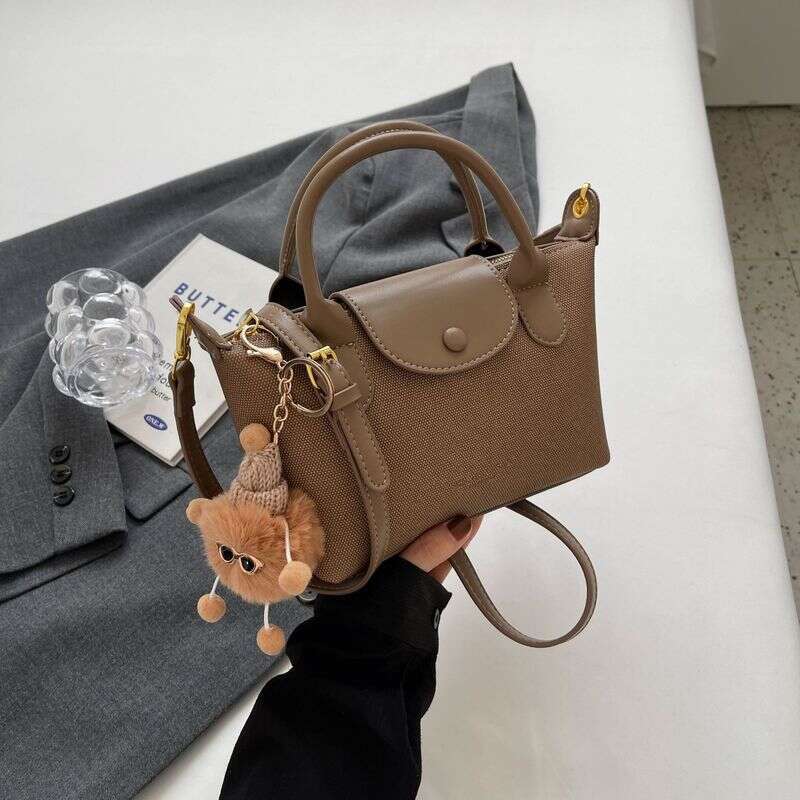 Women's Bags This Year's Popular Simple Dumpling New Longbags Xiang High Quality Texture Hand Held Splicing Shoulder Messenger Bag