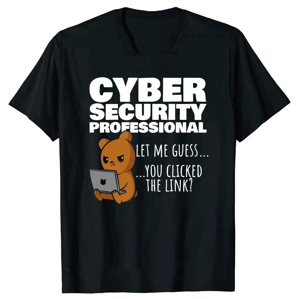 Funny Network Security Programmer Printed Tshirt Graphic Tshirt High Quality Men Women Short Sleeve Tshirt Mens SportswearXJ251023