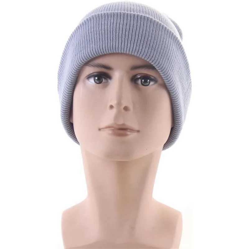 Solid Unisex Beanie Autumn Casual Soft Knitted Beanie Stretch Skull Hat Fashion Warm Hat Men Women Plain Daily HatXJ251023