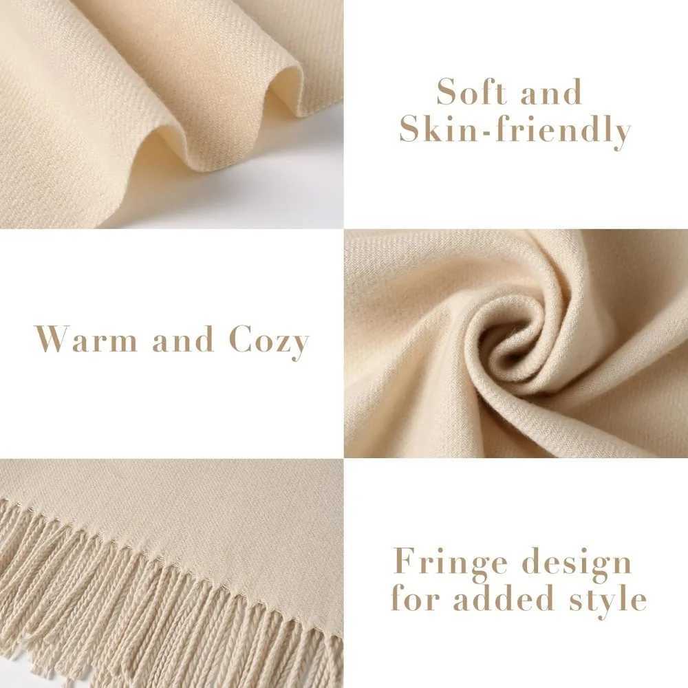 Womens Scarf Large ShAWls and WrAPs Light Blanket Scarf for Evening DrESS Warm Daily Travel OffICE J251113