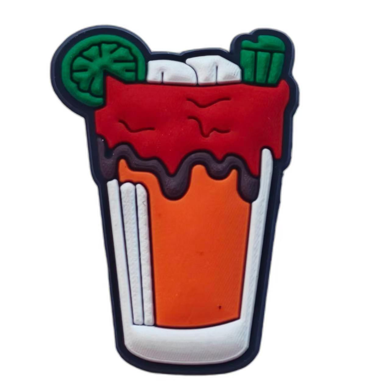 Cave shoes, shoe flowers, PVC decorative accessories, detachable DIY soft rubber shoes, buckle water cup style