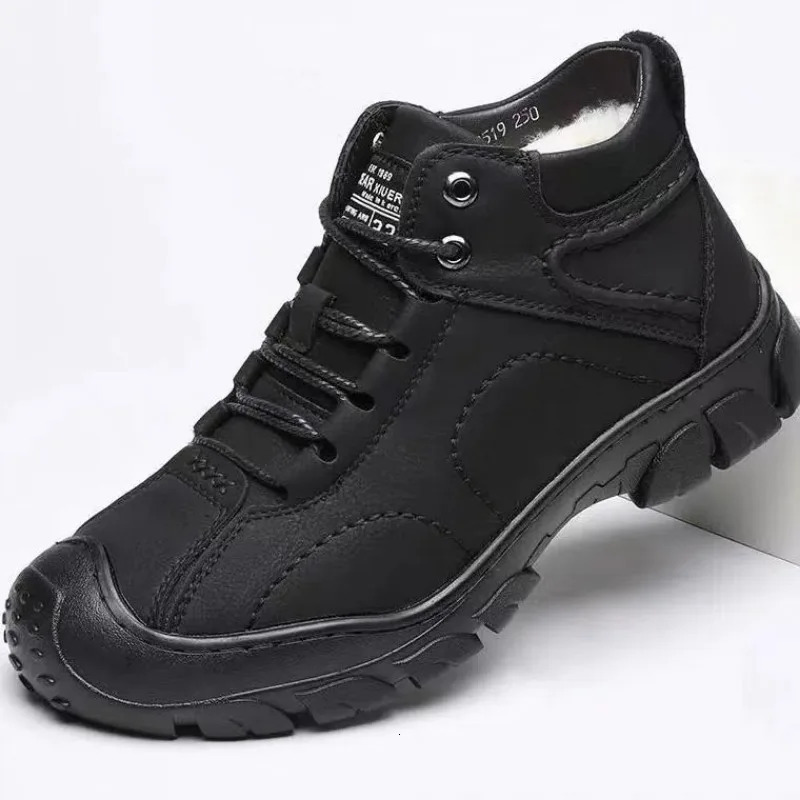 Mens Oversized Warm Snow Boots Are Comfortable Soft Non Slip Fashionable and Versatile Mens Boots 251021 - view 4