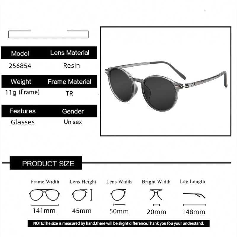 Fashion Myopia Sunglasses Round Style Male Sunglasses Female Drivers Ultravioletproof UV400 Sun Glasses Diopter Myopia GogglesW251023