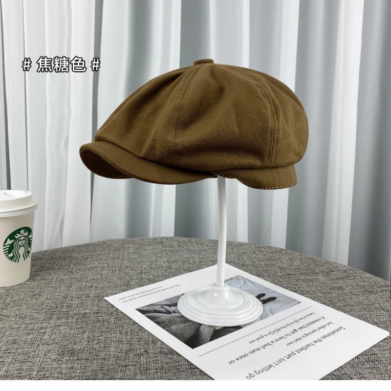 Mens Large Head Beret British Style Summer Thin Fashion sboy Cap for Big Face Wide Brim Sun Hat Oversized 251021