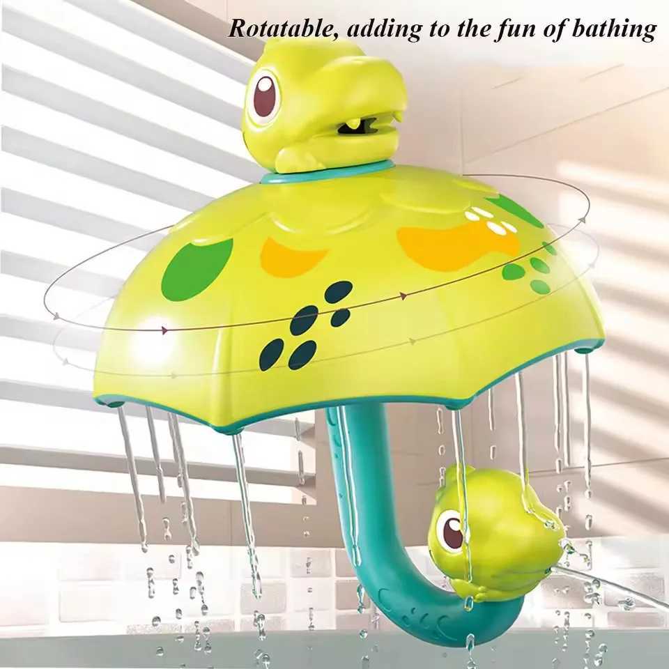 New Dinosaur umbrella Baby Bath Toy Bathing Cute Swimming Water Spraying Umbrella Shower Bath Toy For Kids Water Playing Toy J251023