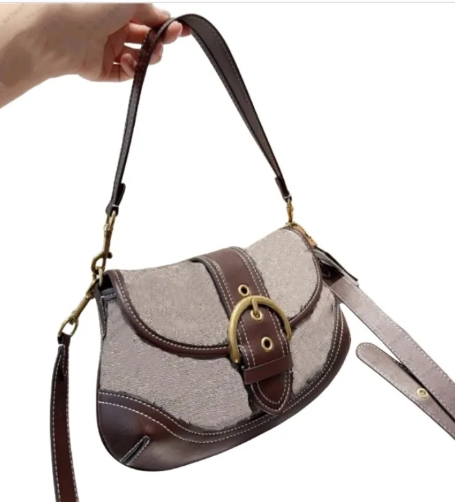 vintage Designer Luxury Leather Shoulder Bag Women Small Clutch Handbag Purse Female Underarm Bag Travel Totes